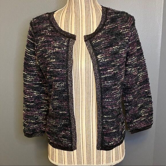 ANA Boucle Multicolor Blazer Size Small NWT - Picture 1 of 6